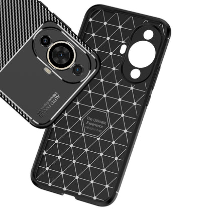 Cover til Huawei nova 12s / nova 11, Techsuit, CarbonFiber, Sort