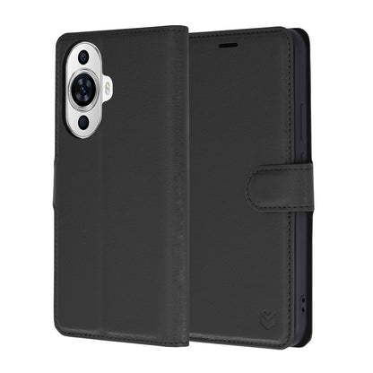 Cover til Huawei nova 12s / nova 11, Techsuit, Leather Folio, Sort