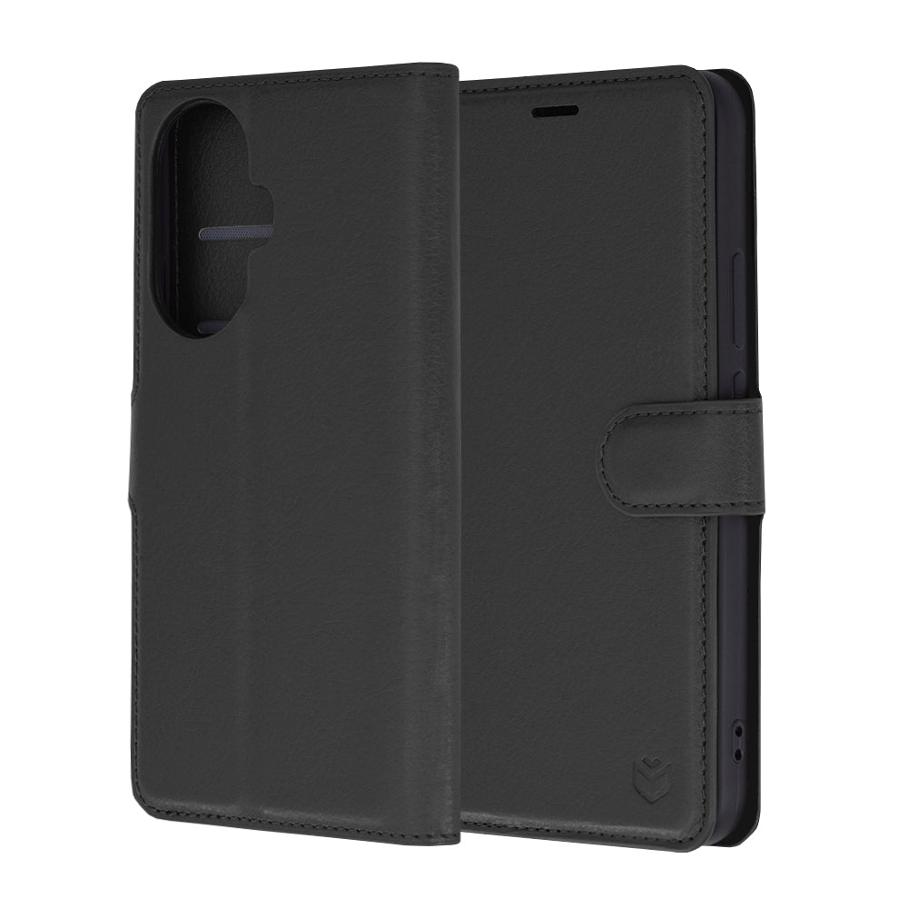 Cover til Huawei nova 12s / nova 11, Techsuit, Leather Folio, Sort