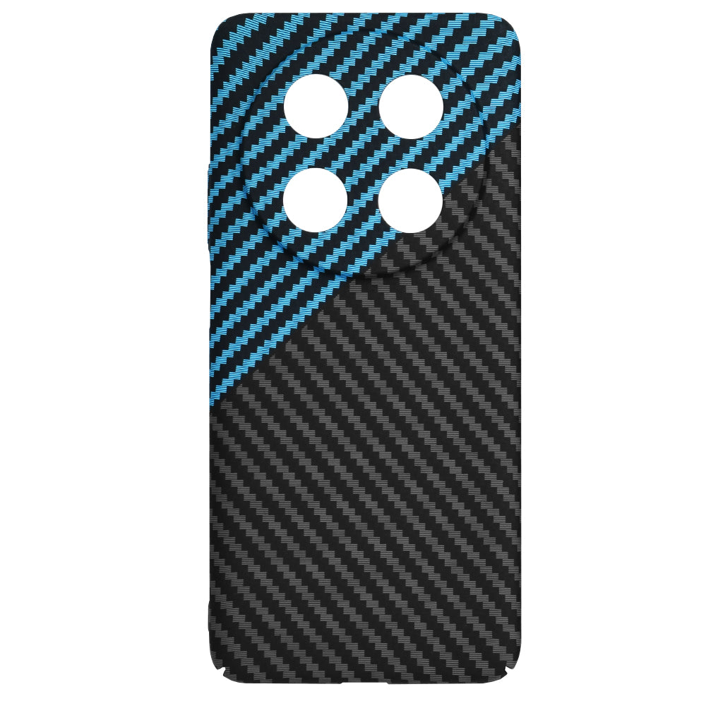 Cover til Huawei nova 13i / nova 12i, Techsuit, Carbonite FiberShell, Sort Bleu