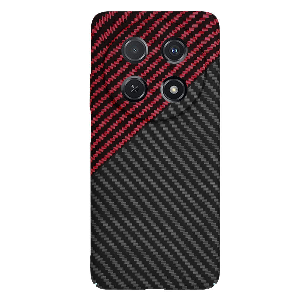 Cover til Huawei nova 13i / nova 12i, Techsuit, Carbonite FiberShell, Sort Rød