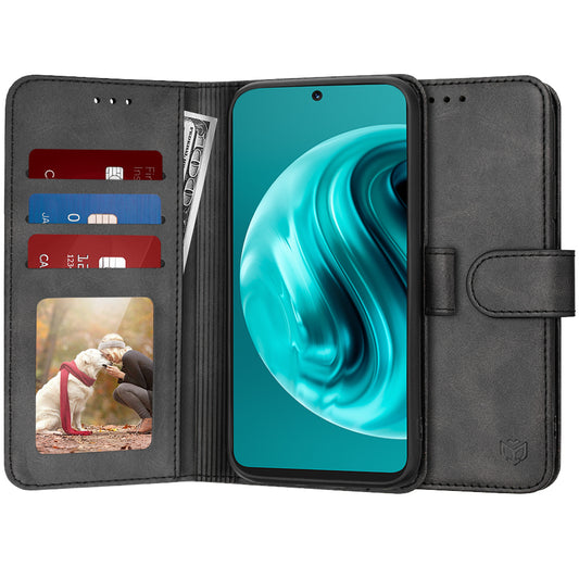 Cover til Huawei nova 13i / nova 12i, Techsuit, Diary Book, Sort