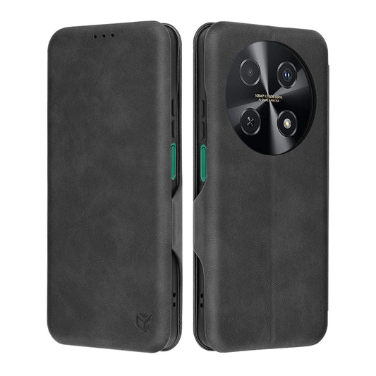 Etui til Huawei nova 13i / nova 12i, Techsuit, Safe Wallet Plus, Sort