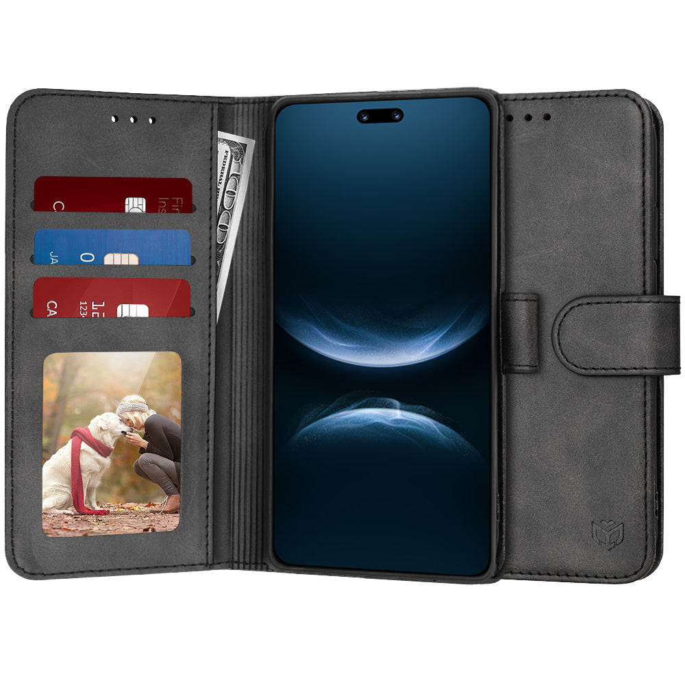 Etui til Huawei nova 14 Pro, Techsuit, Diary Book, Sort
