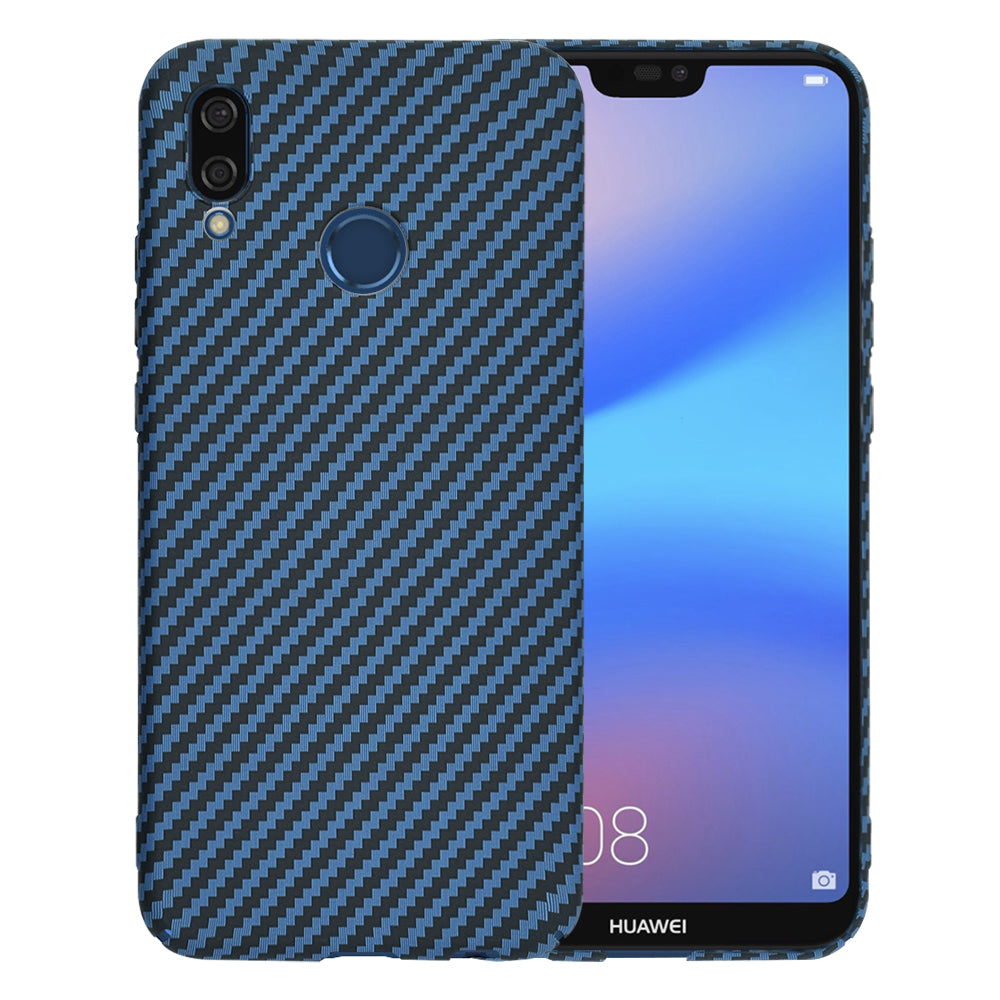 Etui til Huawei P20 Lite, Techsuit, Carbonite FiberShell, Turkis