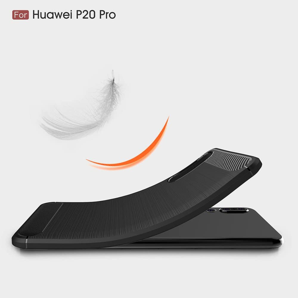 Cover til Huawei P20 Pro, Techsuit, Carbon, Sort