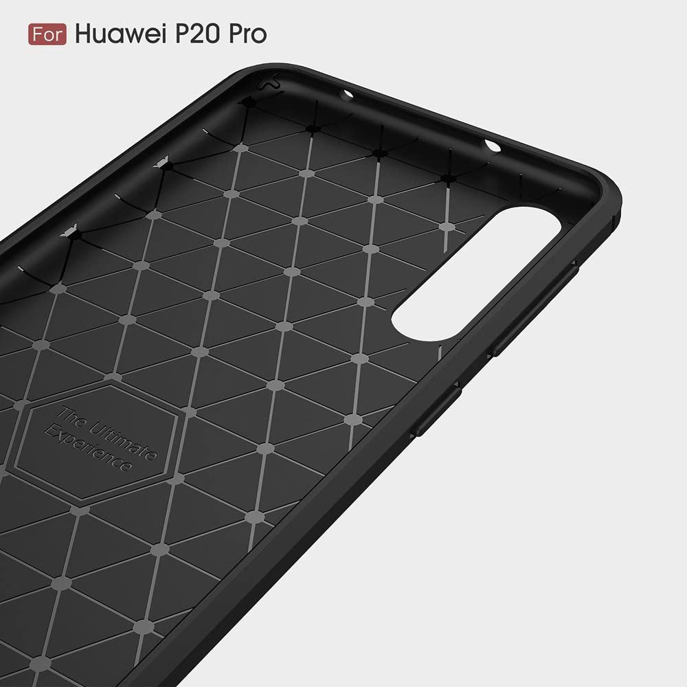 Cover til Huawei P20 Pro, Techsuit, Carbon, Sort
