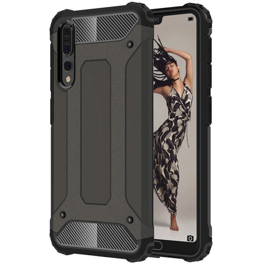Cover til Huawei P20 Pro, Techsuit, Hybrid Armor, Sort