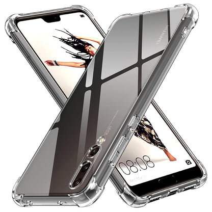 Case for Huawei P20 Pro, Techsuit, Shockproof Clear, Transparent