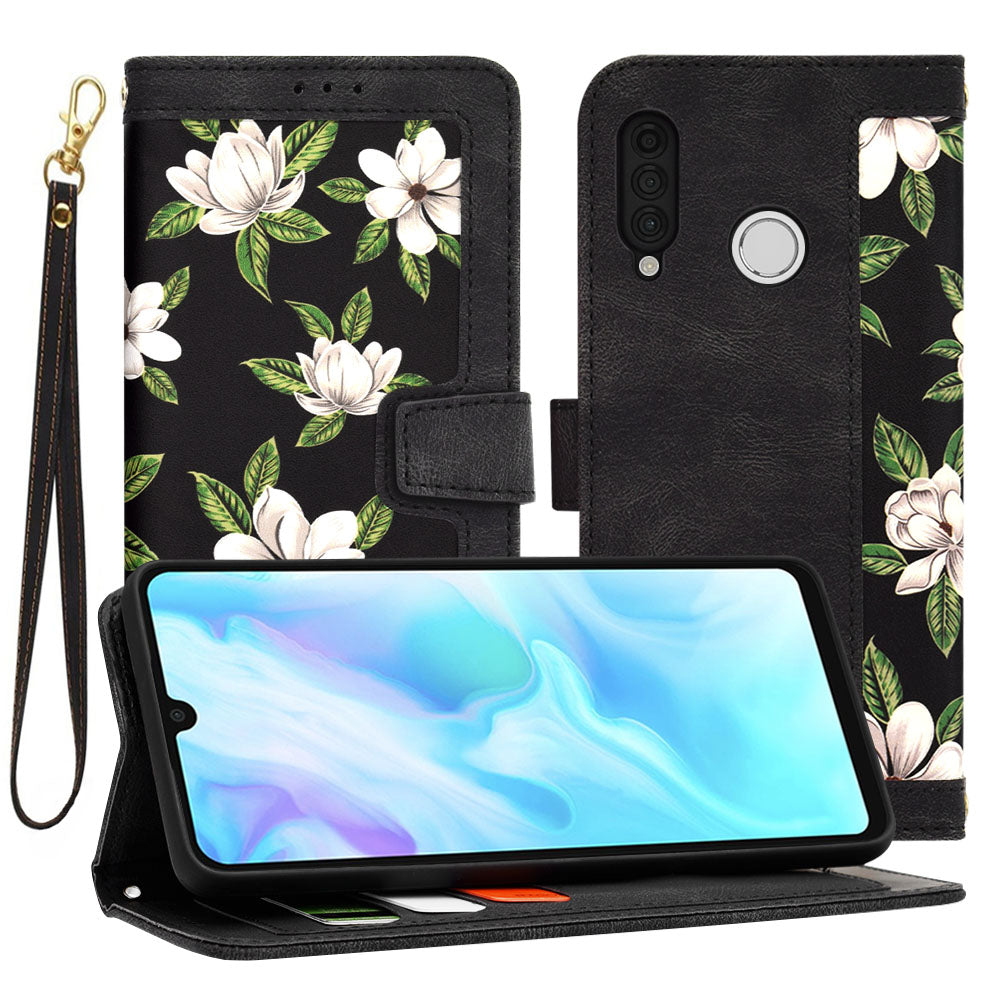 Cover til Huawei P30 lite New Edition / P30 lite, Techsuit, FlipCraft, Sort