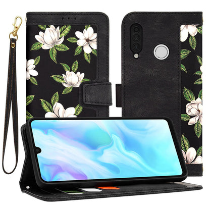 Cover til Huawei P30 lite New Edition / P30 lite, Techsuit, FlipCraft, Sort