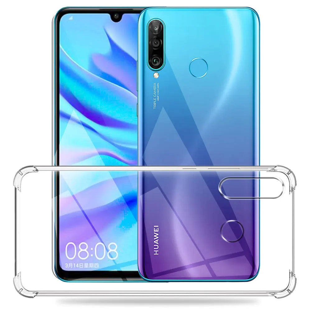 Cover til Huawei P30 lite New Edition / P30 lite, Techsuit, Stødabsorberende Klar, Transparent