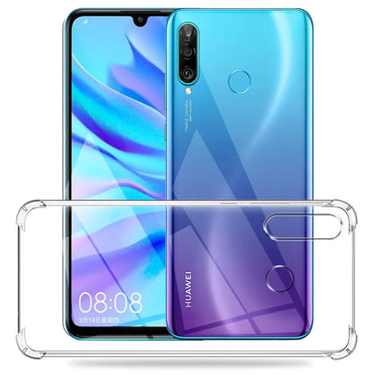 Cover til Huawei P30 lite New Edition / P30 lite, Techsuit, Stødabsorberende Klar, Transparent