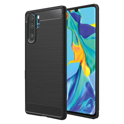 Cover til Huawei P30 Pro New Edition / P30 Pro, Techsuit, Carbon, Sort