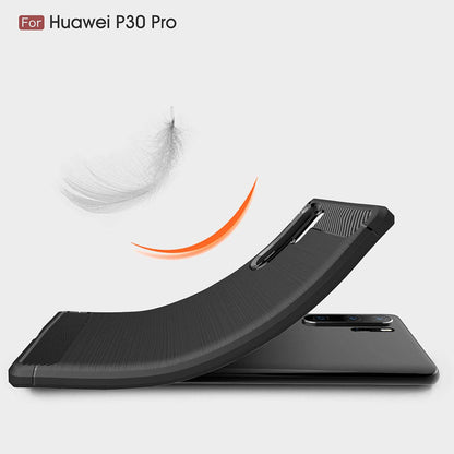 Cover til Huawei P30 Pro New Edition / P30 Pro, Techsuit, Carbon, Sort