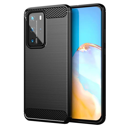 Cover til Huawei P40 Pro, Techsuit, Carbon, Sort