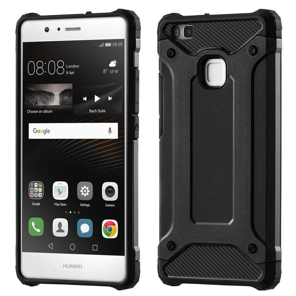 Cover til Huawei P9 lite (2016), Techsuit, Hybrid Armor, Sort