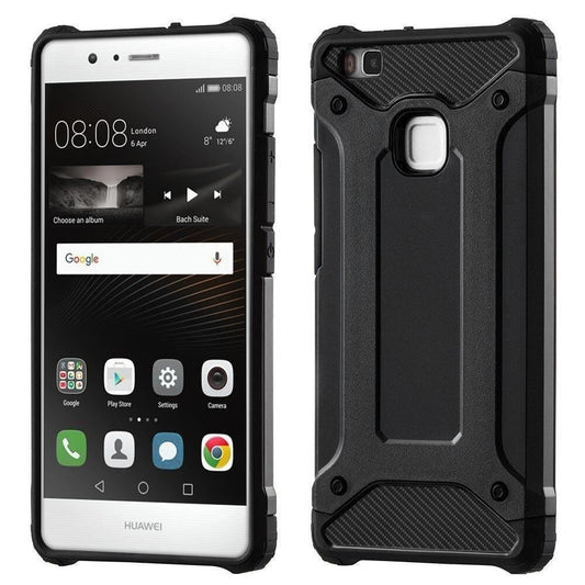 Cover til Huawei P9 lite (2016), Techsuit, Hybrid Armor, Sort