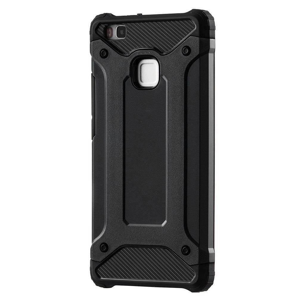 Cover til Huawei P9 lite (2016), Techsuit, Hybrid Armor, Sort