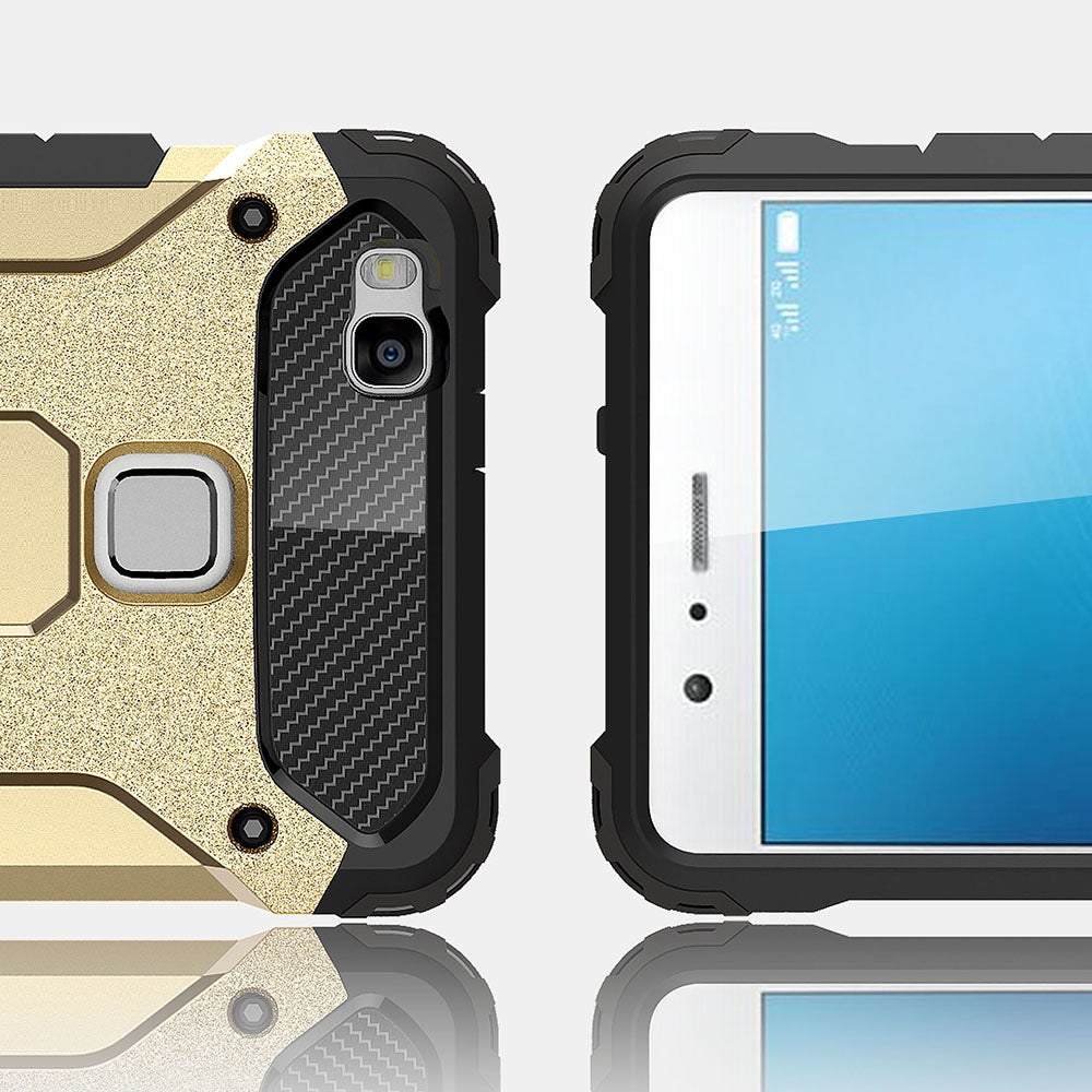 Cover til Huawei P9 lite (2016), Techsuit, Hybrid Armor, Sort