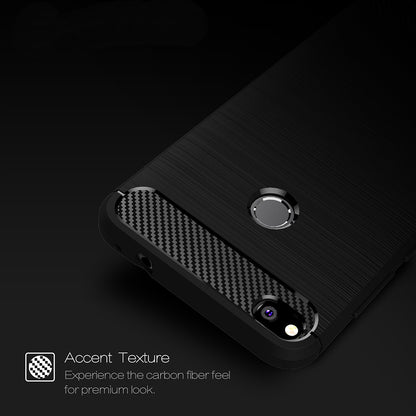 Cover til Huawei P9 Lite (2017) / P8 Lite (2017), Techsuit, Carbon, Sort