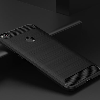 Cover til Huawei P9 Lite (2017) / P8 Lite (2017), Techsuit, Carbon, Sort