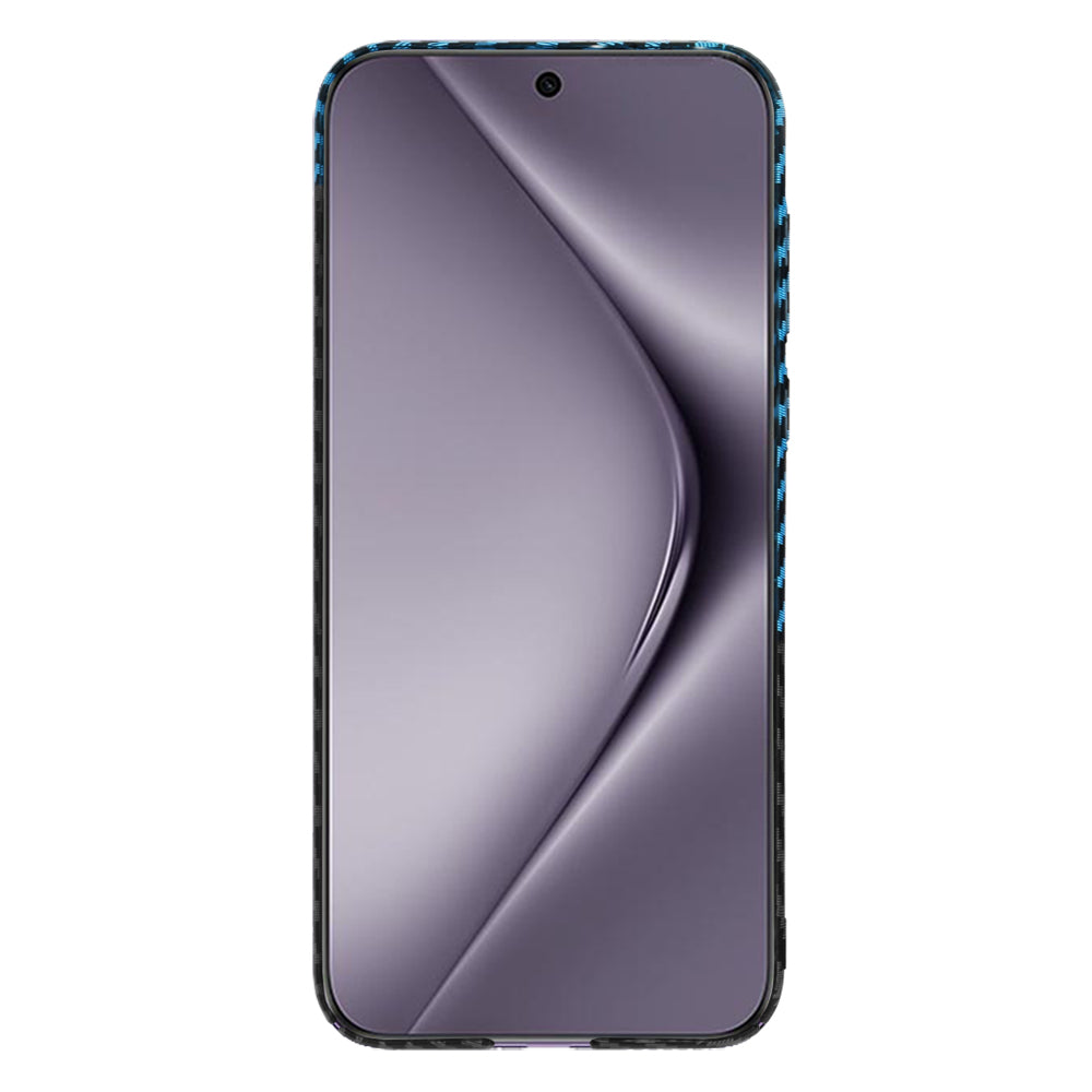 Cover til Huawei Pura 70 Pro, Techsuit, Carbonite FiberShell, Sort Bleu