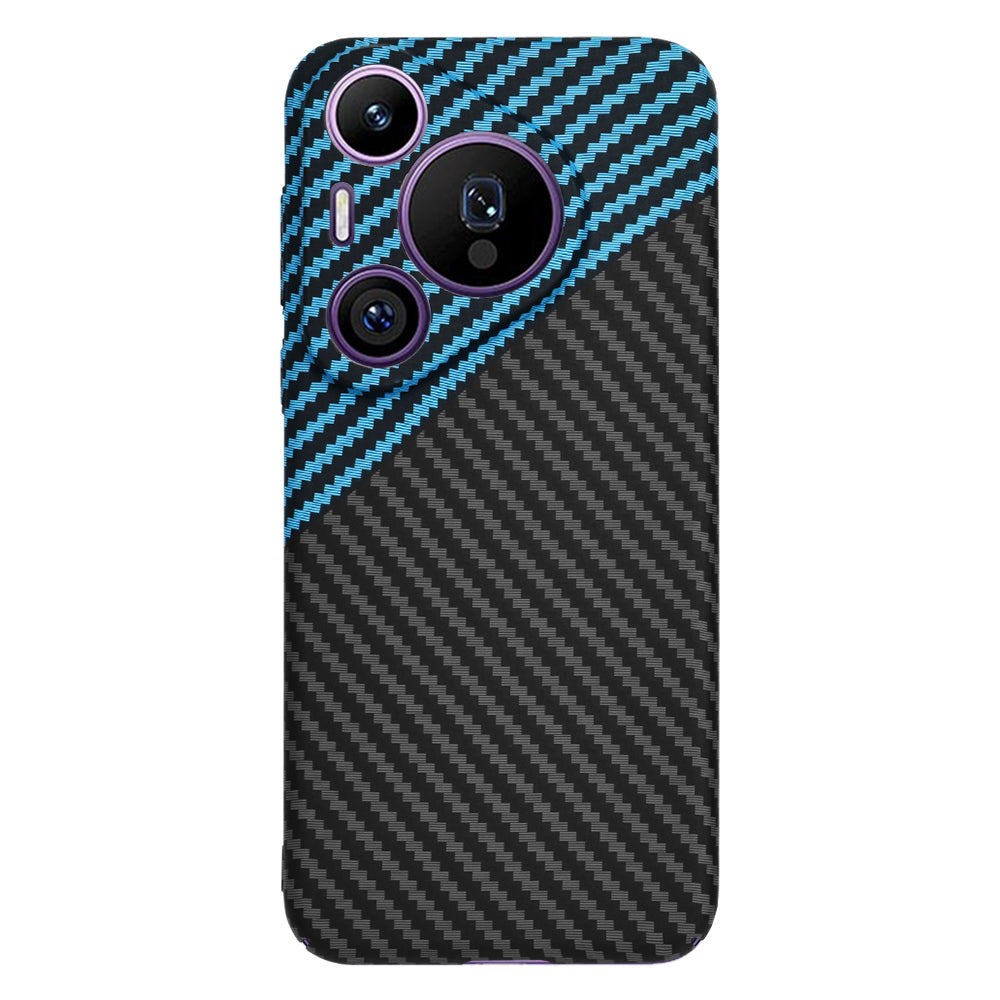 Cover til Huawei Pura 70 Pro, Techsuit, Carbonite FiberShell, Sort Bleu
