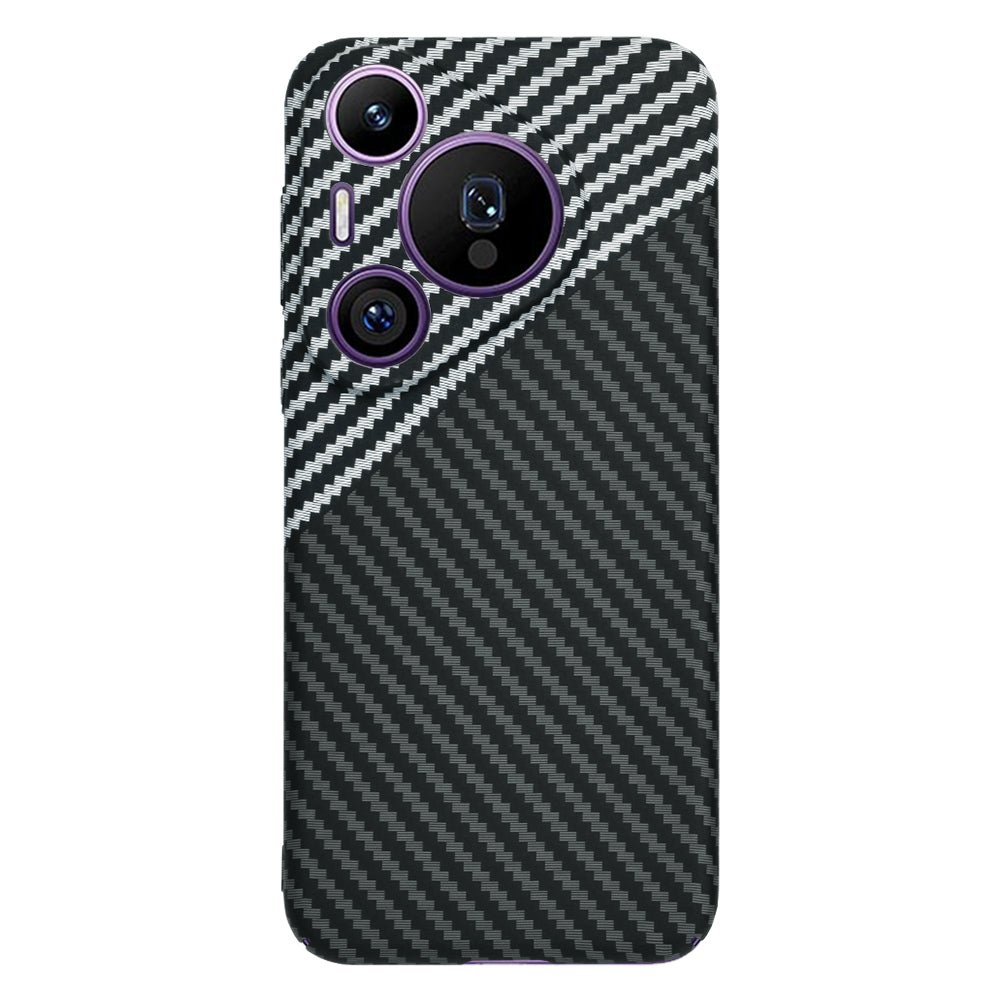 Cover til Huawei Pura 70 Pro, Techsuit, Carbonite FiberShell, Sort Grå