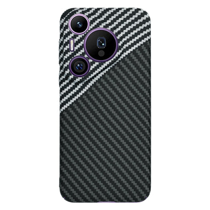 Cover til Huawei Pura 70 Pro, Techsuit, Carbonite FiberShell, Sort Grå