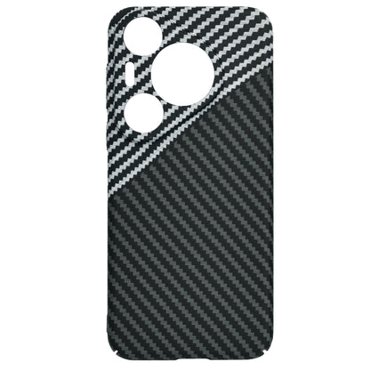 Cover til Huawei Pura 70 Pro, Techsuit, Carbonite FiberShell, Sort Grå