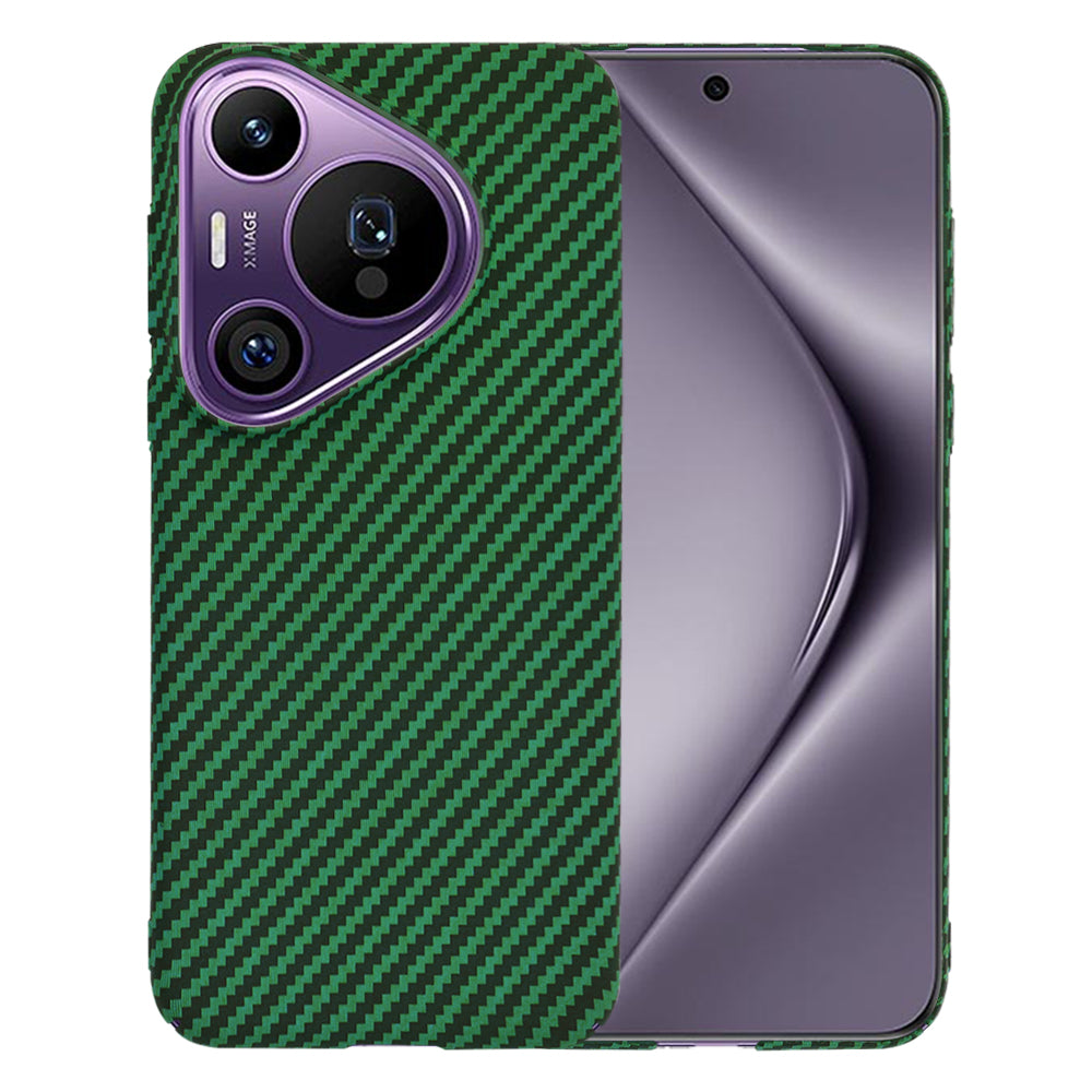 Cover til Huawei Pura 70 Pro, Techsuit, Carbonite FiberShell, Grøn