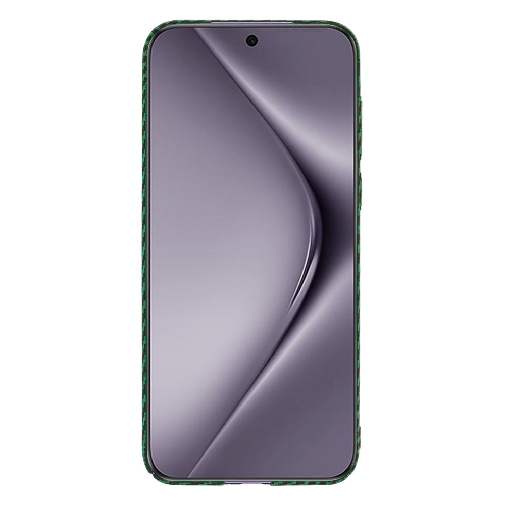 Cover til Huawei Pura 70 Pro, Techsuit, Carbonite FiberShell, Grøn