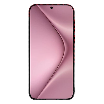 Cover til Huawei Pura 70, Techsuit, Carbonite FiberShell, Sort Rød