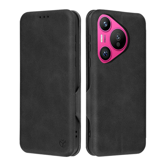 Cover til Huawei Pura 70, Techsuit, Safe Wallet Plus, Sort
