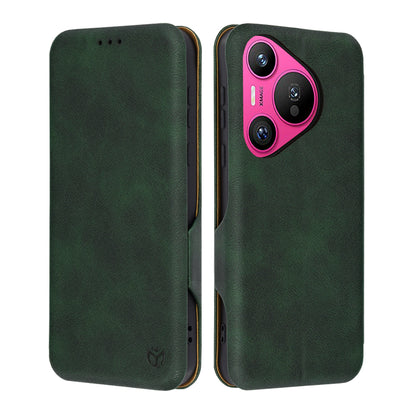 Case for Huawei Pura 70, Techsuit, Safe Wallet Plus, Green