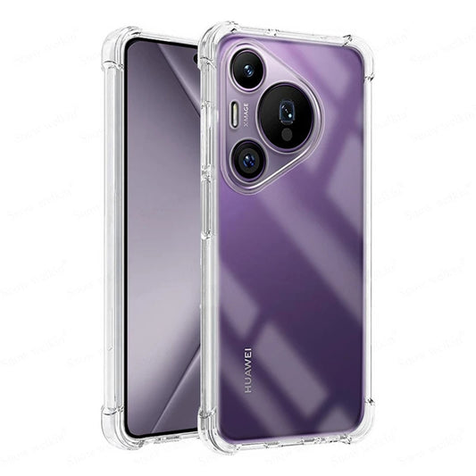 Cover til Huawei Pura 70, Techsuit, Stødabsorberende Klar, Transparent