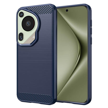 Cover til Huawei Pura 70 Ultra, Techsuit, Carbon, Blå