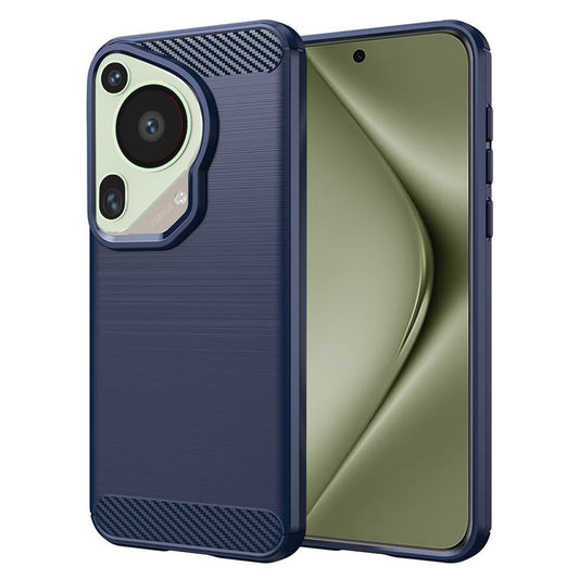 Cover til Huawei Pura 70 Ultra, Techsuit, Carbon, Blå