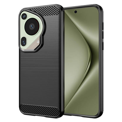 Cover til Huawei Pura 70 Ultra, Techsuit, Carbon, Sort