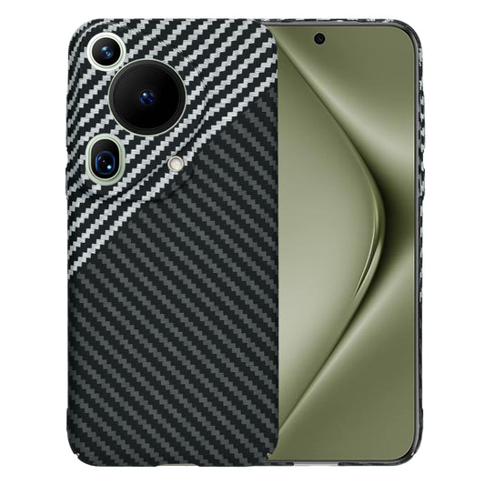 Cover til Huawei Pura 70 Ultra, Techsuit, Carbonite FiberShell, Sort Grå