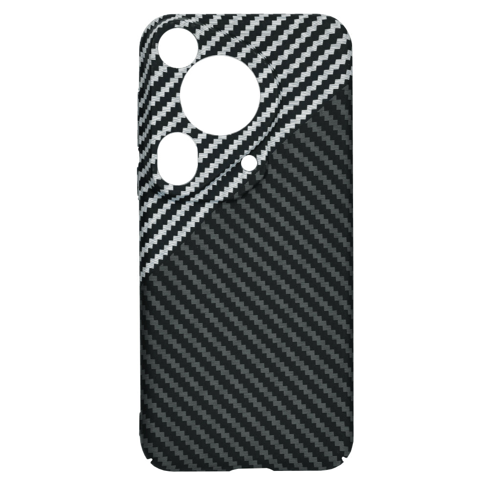 Case for Huawei Pura 70 Ultra, Techsuit, Carbonite FiberShell, Black Gray