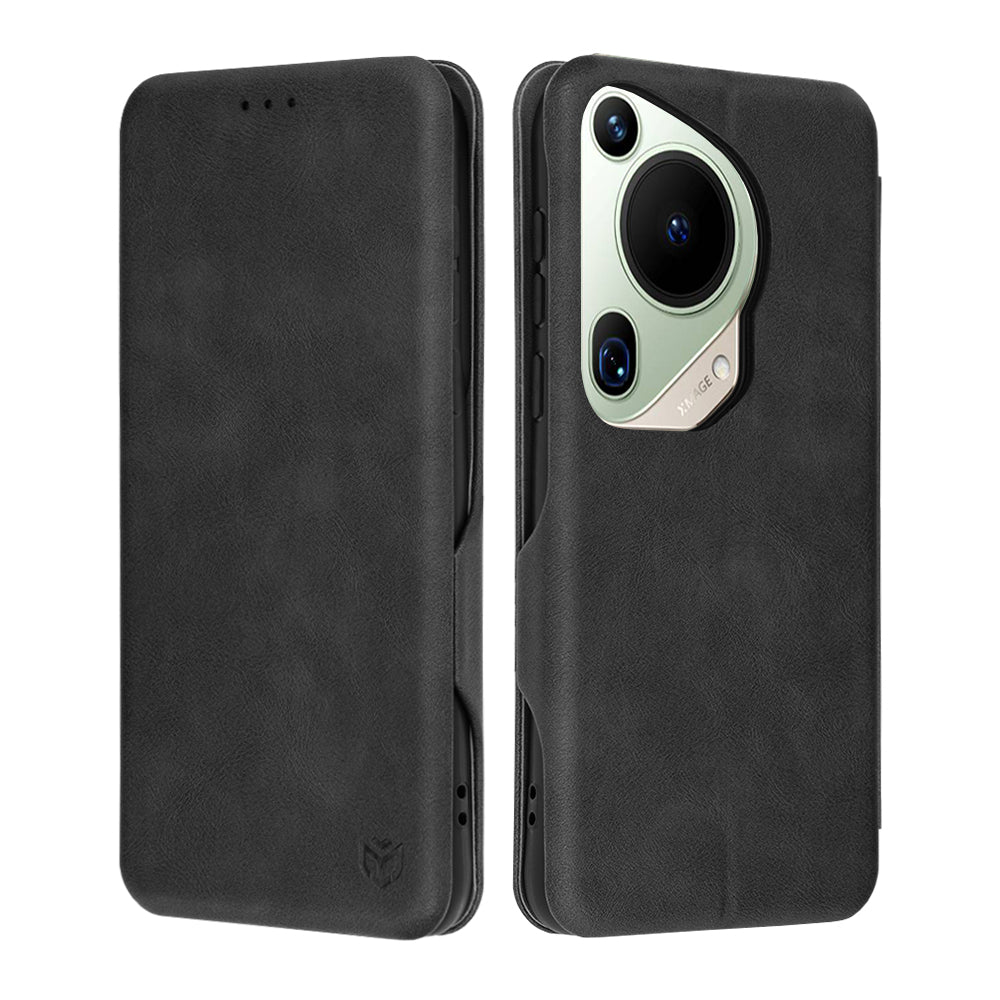 Cover til Huawei Pura 70 Ultra, Techsuit, Safe Wallet Plus, Sort