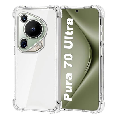 Cover til Huawei Pura 70 Ultra, Techsuit, Stødsikker Klar, Transparent