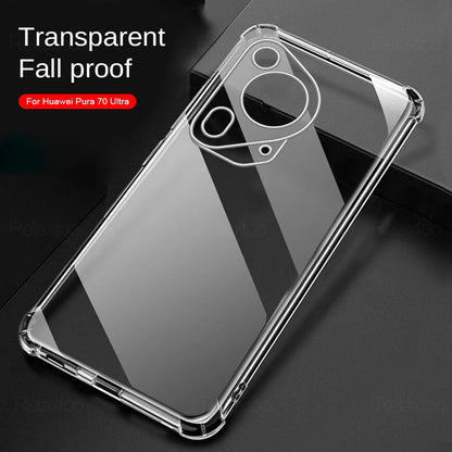 Cover til Huawei Pura 70 Ultra, Techsuit, Stødsikker Klar, Transparent