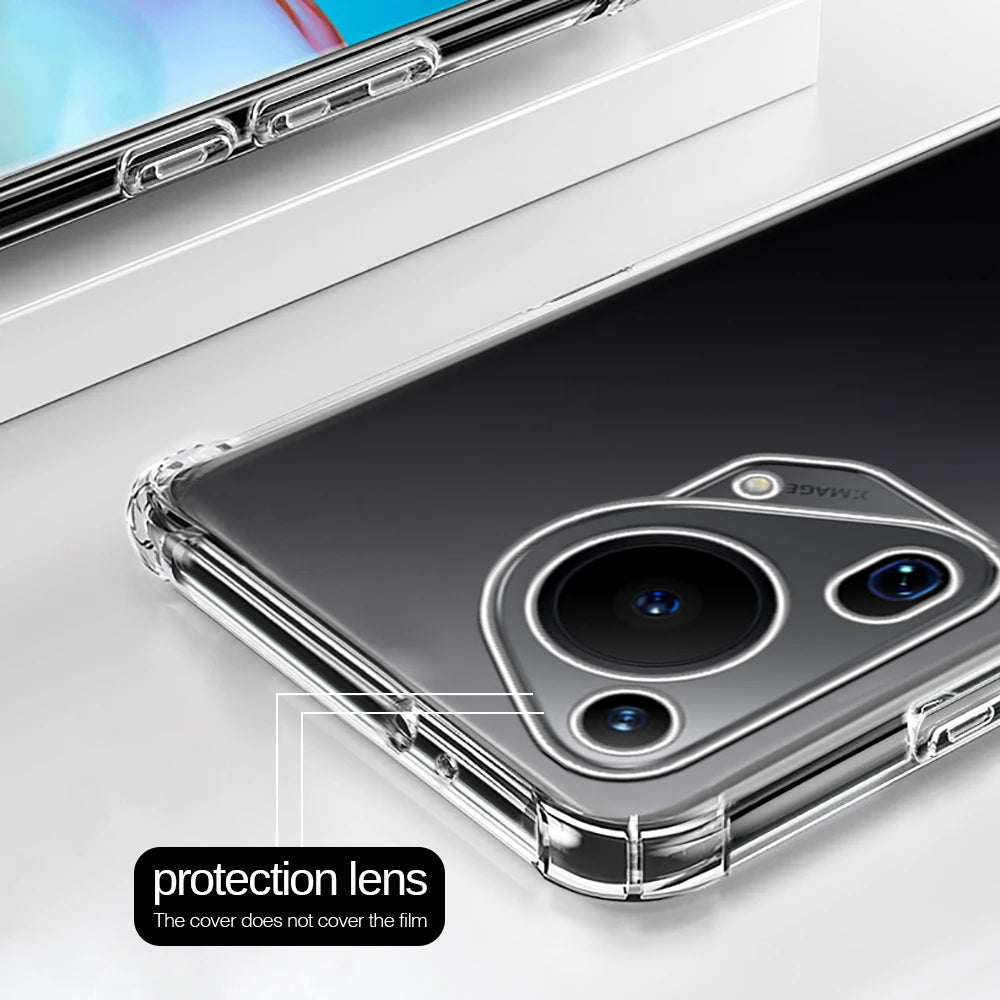 Cover til Huawei Pura 70 Ultra, Techsuit, Stødsikker Klar, Transparent