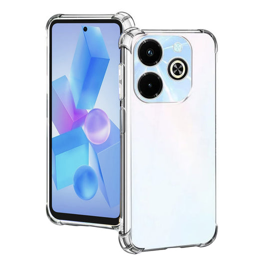 Cover til Infinix Hot 40i, Techsuit, Stødabsorberende Klar, Transparent