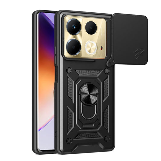 Cover til Infinix Note 40 4G, Techsuit, CamShield, Sort