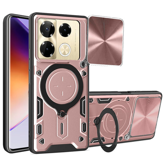 Cover til Infinix Note 40 Pro+, Techsuit, CamGuard Pro, Lyserød Guld