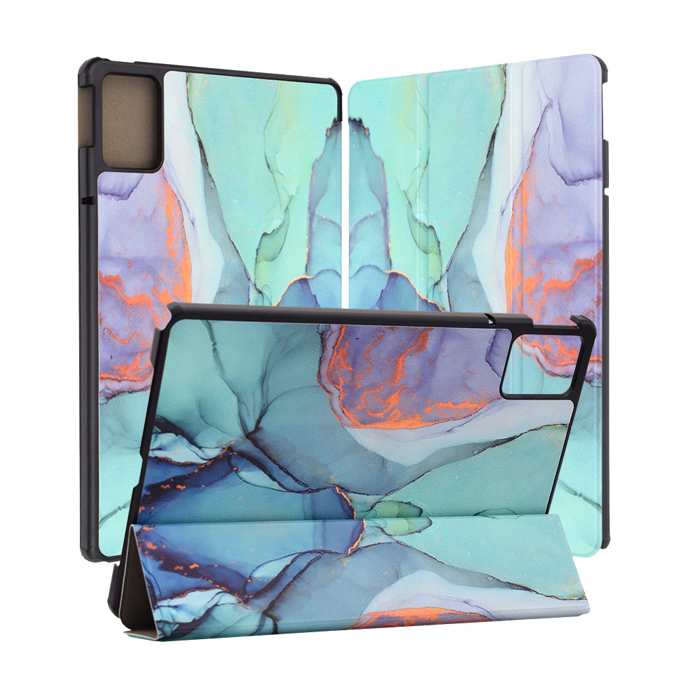 Cover til Lenovo Idea Tab 11, Techsuit, FoldPro Green Time, Multicolor